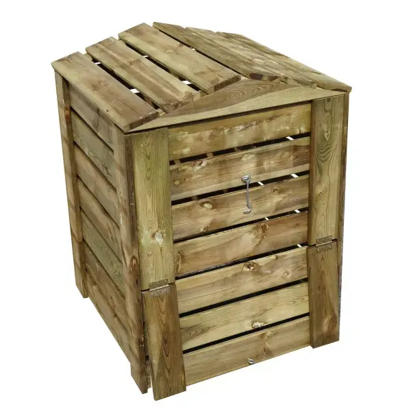 Carré potager - Cerland - Composteur en bois traité - 210 L - image
